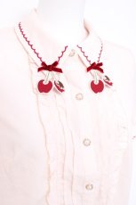 画像3: LIZ LISA / チョコディップチェリーブラウス 0 ピンク Y-26-04-27-082-LO-BL-SZ-ZY (3)