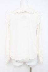 画像2: LIZ LISA / レース重ねフリルリボンブラウス 0 白 Y-26-04-27-084-LO-BL-SZ-ZY (2)