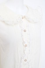 画像3: LIZ LISA / レース重ねフリルリボンブラウス 0 白 Y-26-04-27-084-LO-BL-SZ-ZY (3)