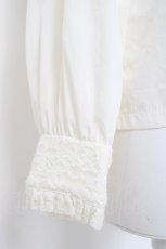 画像4: LIZ LISA / レース重ねフリルリボンブラウス 0 白 Y-26-04-27-084-LO-BL-SZ-ZY (4)