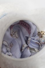 画像4: Maison de FLEUR / みるく　くたくた　ポーチ  白 Y-26-04-27-010-LO-ZA-SZ-ZY (4)