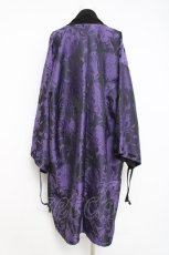 画像3: AXES-X / 花模様ジャガード羽織 L 黒×紫 Y-26-04-27-086-LO-JA-SZ-ZY (3)