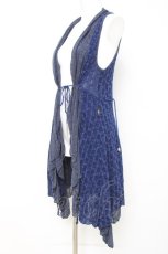 画像2: Ozz Croce / ロングジレ  紺 Y-26-04-27-087-OO-TO-SZ-ZY (2)