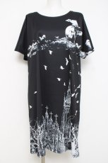 画像1: Moi-meme-Moitie / サイレントムーンAラインワンピース  黒 Y-26-04-27-088-MO-OP-AS-ZY (1)