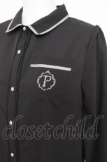 画像3: axes femme POETIQUE / リボン付エンブレム刺繍BL  黒 Y-26-04-27-089-AX-BL-SZ-ZY (3)