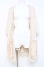 画像1: axes femme / チュールレイヤードトッパーカーデ  生成り Y-26-04-27-096-AX-TO-SZ-ZY (1)