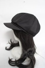 画像2: axes femme POETIQUE / 無地キャスケット帽  黒 Y-26-04-27-012-AX-AC-SZ-ZY (2)