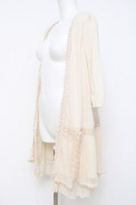 画像2: axes femme / チュールレイヤードトッパーカーデ  生成り Y-26-04-27-096-AX-TO-SZ-ZY (2)