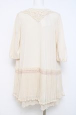 画像3: axes femme / チュールレイヤードトッパーカーデ  生成り Y-26-04-27-096-AX-TO-SZ-ZY (3)