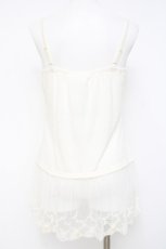 画像2: axes femme / ローズガーデンロングキャミ M 生成り Y-26-04-27-098-AX-TO-SZ-ZY (2)