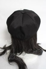 画像3: axes femme POETIQUE / 無地キャスケット帽  黒 Y-26-04-27-012-AX-AC-SZ-ZY (3)