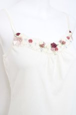 画像3: axes femme / ローズガーデンロングキャミ M 生成り Y-26-04-27-099-AX-TO-SZ-ZY (3)