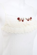 画像3: axes femme / ホルター付きガーデンキャミ M シロ Y-26-04-27-100-AX-TO-SZ-ZY (3)