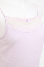 画像3: Franche Lippee / バラ刺繍レースキャミソール M ラベンダー Y-26-04-27-103-LO-TO-SZ-ZY (3)
