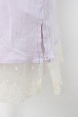 画像4: Franche Lippee / バラ刺繍レースキャミソール M ラベンダー Y-26-04-27-103-LO-TO-SZ-ZY (4)