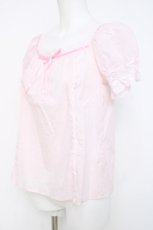 画像2: Emily Temple cute / スクエアレースAラインブラウス M ピンク Y-26-04-27-104-ET-BL-SZ-ZY (2)