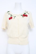 画像1: Emily Temple cute / いちご編みぐるみカーディガン M オフホワイト Y-26-04-27-105-ET-TO-SZ-ZY (1)