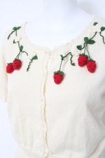 画像3: Emily Temple cute / いちご編みぐるみカーディガン M オフホワイト Y-26-04-27-105-ET-TO-SZ-ZY (3)