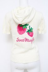 画像2: Jane Marple / いちごニットフードパーカー M アイボリー Y-26-04-27-106-JM-TO-SZ-ZY (2)