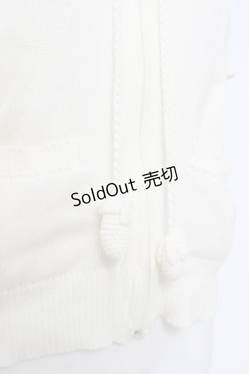 画像4: Jane Marple / いちごニットフードパーカー M アイボリー Y-26-04-27-106-JM-TO-SZ-ZY (4)