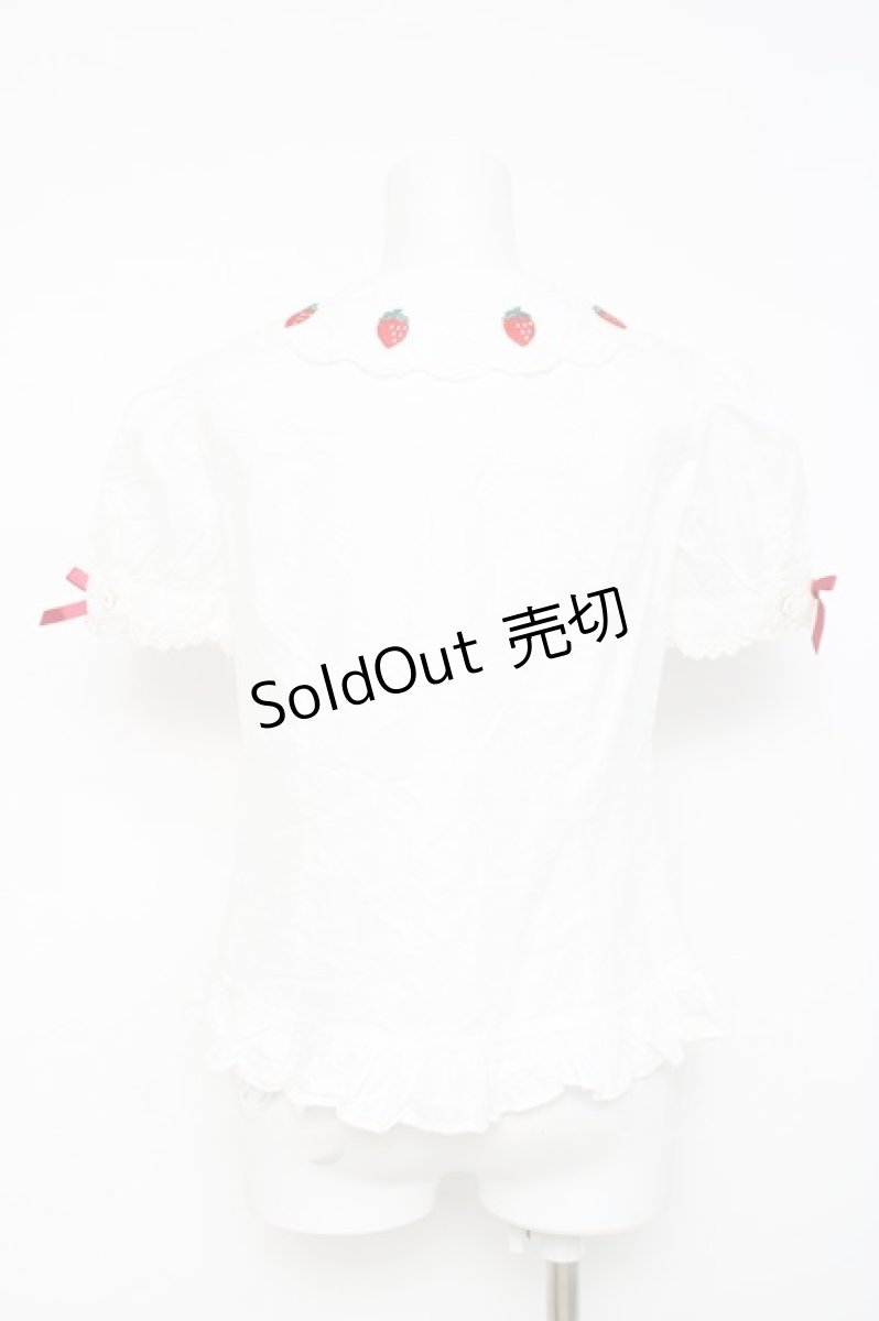 画像2: Angelic Pretty / Dessert Berryブラウス  白 Y-26-04-27-110-AP-BL-SZ-ZY (2)