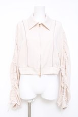 画像1: axes femme / ドロストスリーブシャツブルゾン  生成り Y-26-04-27-112-AX-TO-SZ-ZY (1)