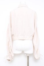 画像3: axes femme / ドロストスリーブシャツブルゾン  生成り Y-26-04-27-112-AX-TO-SZ-ZY (3)