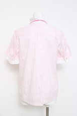 画像2: Nile Perch / ストライプブラウス  ピンク Y-26-04-27-119-LO-BL-SZ-ZY (2)