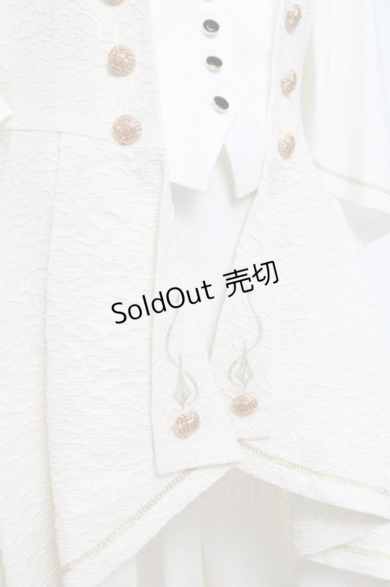 画像5: Silent Mars / 堕月法則 ケープ付きベスト M 白 Y-26-04-27-122-LO-JA-SZ-ZY (5)