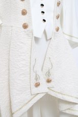 画像5: Silent Mars / 堕月法則 ケープ付きベスト M 白 Y-26-04-27-122-LO-JA-SZ-ZY (5)