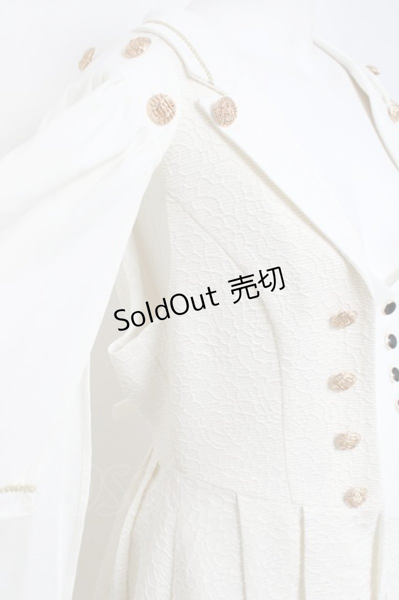 画像6: Silent Mars / 堕月法則 ケープ付きベスト M 白 Y-26-04-27-122-LO-JA-SZ-ZY (6)