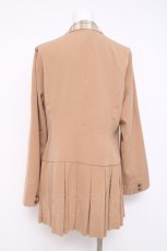 画像2: axes femme POETIQUE / ポイントチェックダブル釦ジャケット  ベージュ Y-26-04-27-125-AX-JA-SZ-ZY (2)