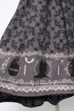 画像4: axes femme / ダークオーナメント柄ワンピース  グレー Y-26-04-27-127-AX-OP-SZ-ZY (4)