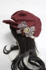 画像2: axes femme / レース配色キャスケット  ワイン Y-26-04-27-015-AX-AC-SZ-ZY (2)