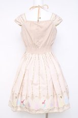 画像2: Secret Honey / オーナメントクリスマスワンピース(ディズニープリンセスVer.)  ベージュ Y-26-04-27-131-CA-OP-SZ-ZY (2)