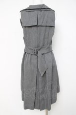 画像3: axes femme POETIQUE / フィッシュテールロングベスト  グレー Y-26-04-27-134-AX-TO-SZ-ZY (3)
