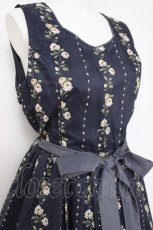 画像3: axes femme / 花柄パネルワンピース  紺 Y-26-04-27-135-AX-OP-SZ-ZY (3)