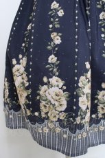 画像4: axes femme / 花柄パネルワンピース  紺 Y-26-04-27-135-AX-OP-SZ-ZY (4)