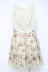 画像2: axes femme / 2wayバラ柄キャミワンピース  生成り Y-26-04-27-137-AX-OP-SZ-ZY (2)