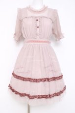 画像1: LIZ LISA / メッセージチュールワンピース  ピンク Y-26-04-27-138-LO-OP-SZ-ZY (1)