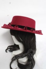 画像3: axes femme / 巻きバラブーケポークパイ  ワイン Y-26-04-27-016-AX-AC-SZ-ZY (3)