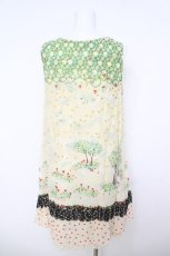 画像2: Cherir la femme / いちごとカブのリバーワンピース M 生成り Y-26-04-27-145-LO-OP-SZ-ZY (2)