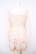 画像2: LIZ LISA / エッフェル塔×メッセージ柄ワンピース 0 ベージュ Y-26-04-27-148-LO-OP-SZ-ZY (2)