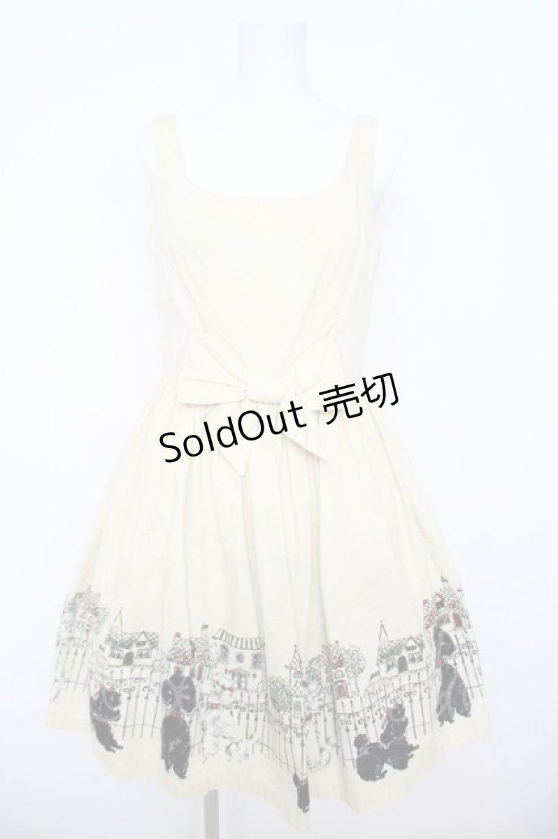 画像1: Emily Temple cute / プードルノースリーブワンピース  アイボリー Y-26-04-27-153-ET-OP-SZ-ZY (1)