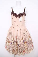 画像1: Emily Temple cute / ワンダーランドノースリーブワンピース  ベージュ Y-26-04-27-154-ET-OP-SZ-ZY (1)