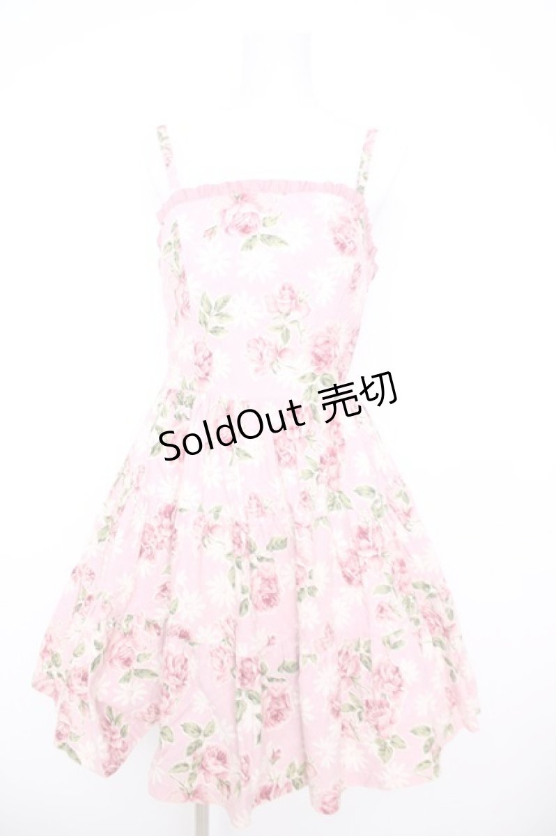 画像1: Emily Temple cute / ローズマーガレットワンピース  ピンク Y-26-04-27-156-ET-OP-SZ-ZY (1)