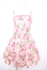 画像1: Emily Temple cute / ローズマーガレットワンピース  ピンク Y-26-04-27-156-ET-OP-SZ-ZY (1)