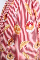 画像3: Emily Temple cute / ストライプ＆パンレースノースリーブワンピース  アカ Y-26-04-27-157-ET-OP-SZ-ZY (3)