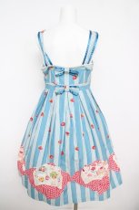 画像2: Shirley Temple / ティーパーティーノースリーブワンピース  ブルー Y-26-04-27-158-ET-OP-SZ-ZY (2)