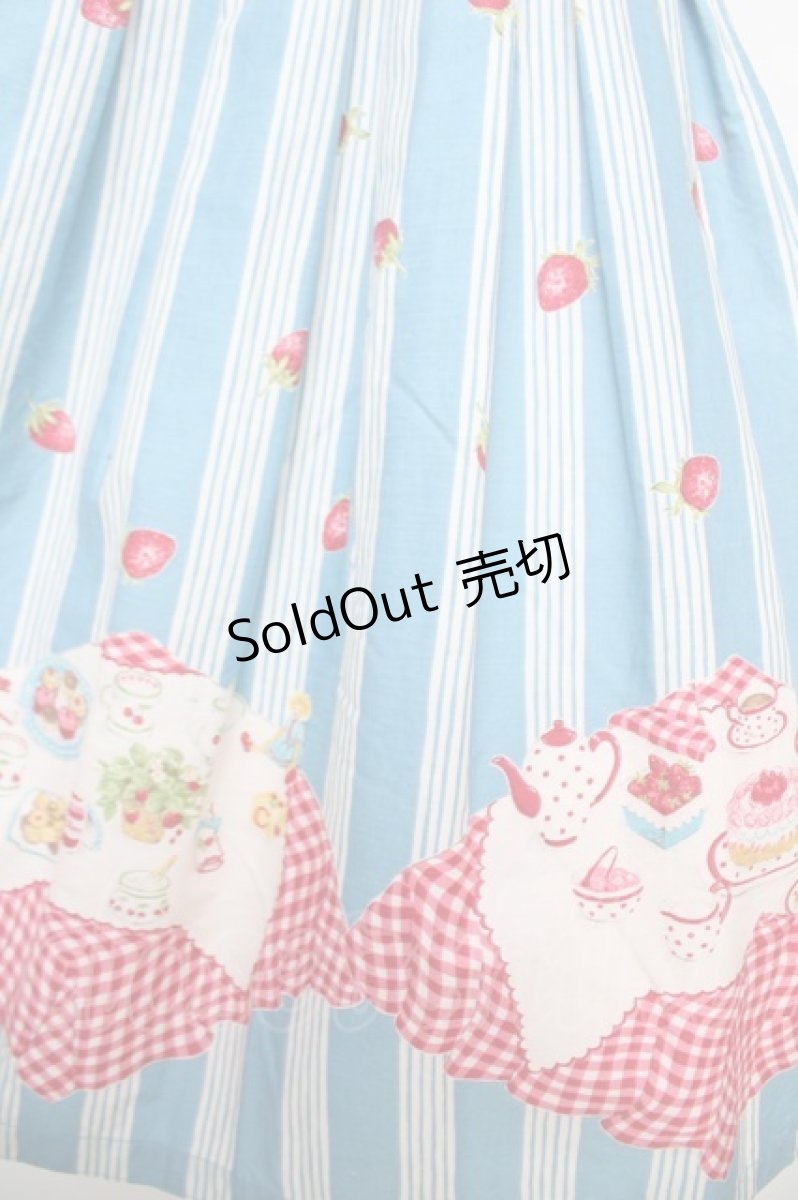 画像3: Shirley Temple / ティーパーティーノースリーブワンピース  ブルー Y-26-04-27-158-ET-OP-SZ-ZY (3)